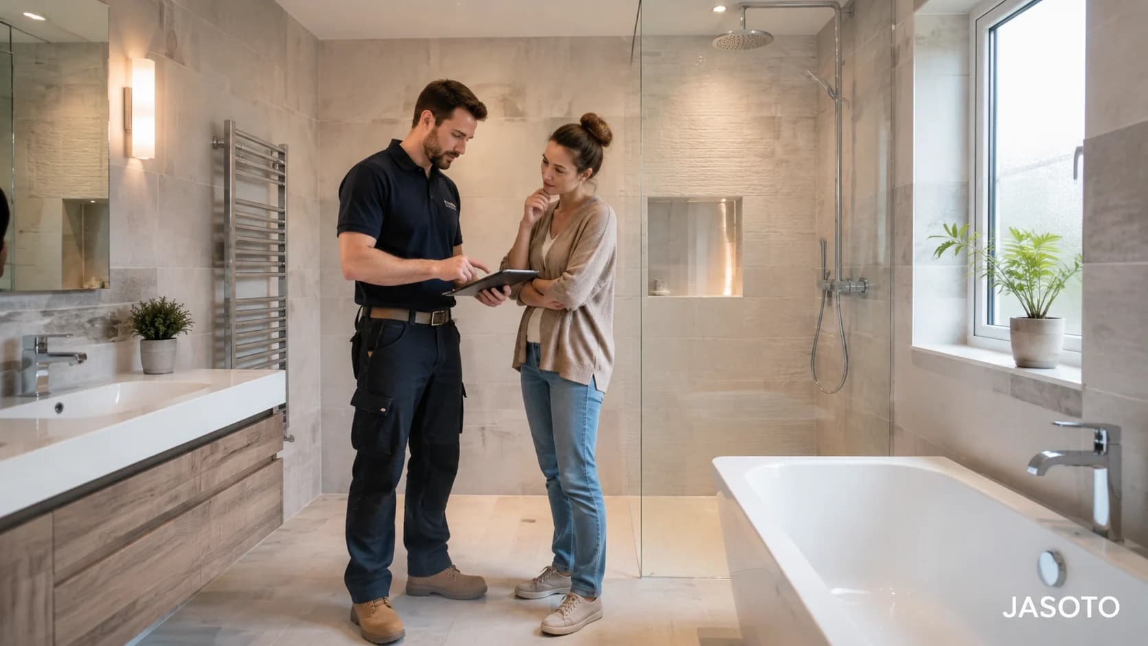 Modern bathroom renovation in a UK home