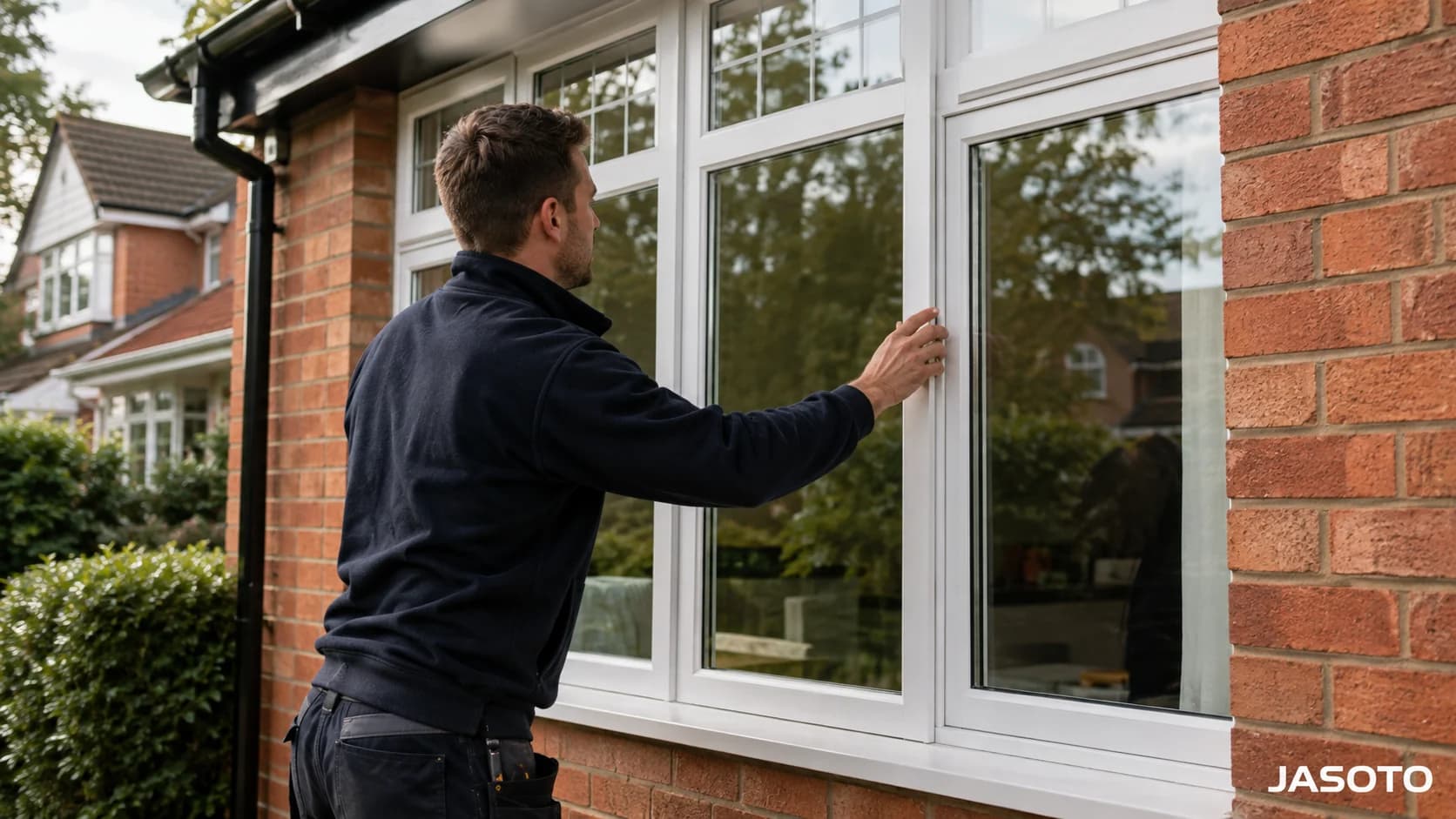 Modern double glazed windows fitted in a UK home