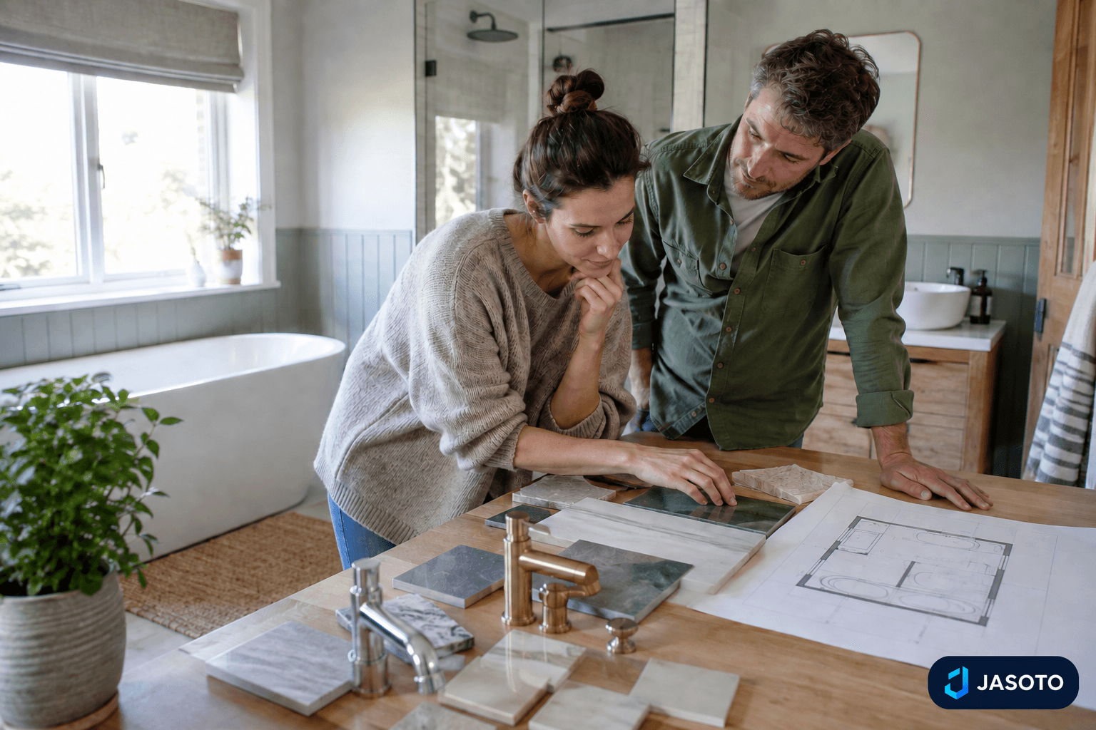 Before ordering bathroom fittings, check the layout with your installer. Delivery dates, access and installation requirements can change the whole plan.