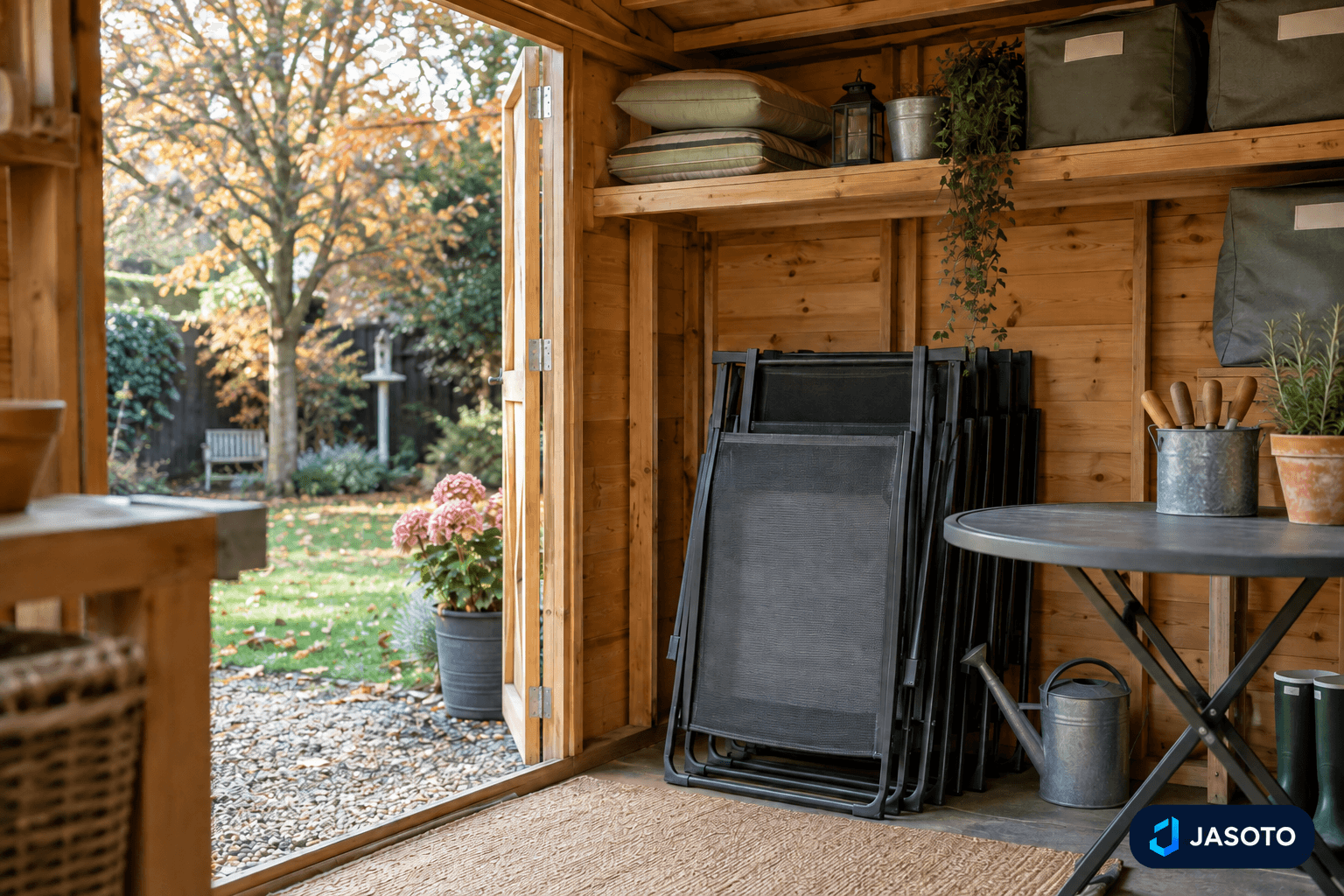 Packing garden cushions away while they are damp can undo your winter preparation. Start with the care label, allow drying time and check the storage space too.