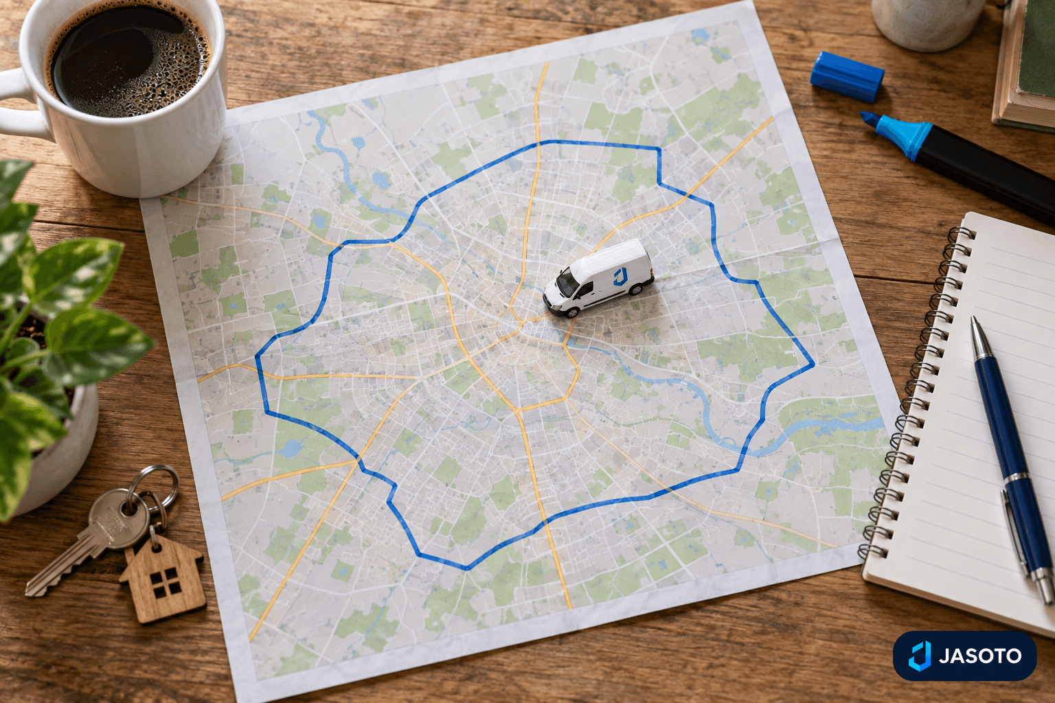 “We cover everywhere” can create unsuitable enquiries. Explain your normal area, the work you travel for and how customers can check an address.