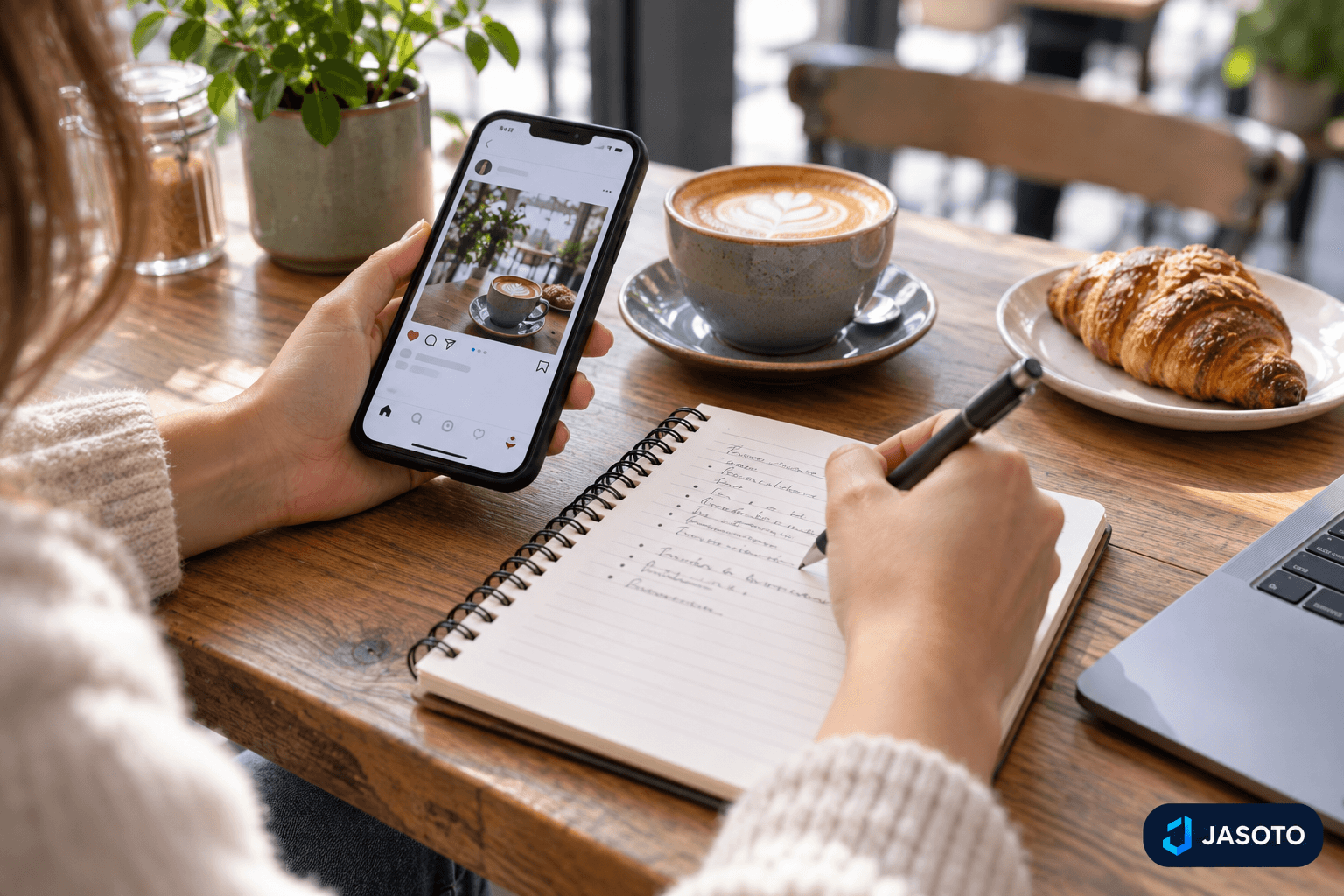 A clear caption connects the image to a customer question. Say what matters, add one useful detail and finish with the next step that fits the post.